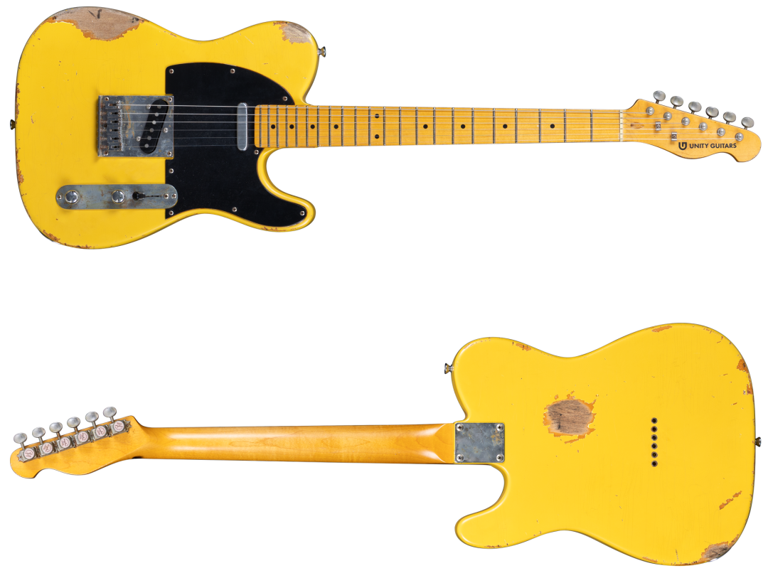 Unity Guitars TLE Vintage Yellow